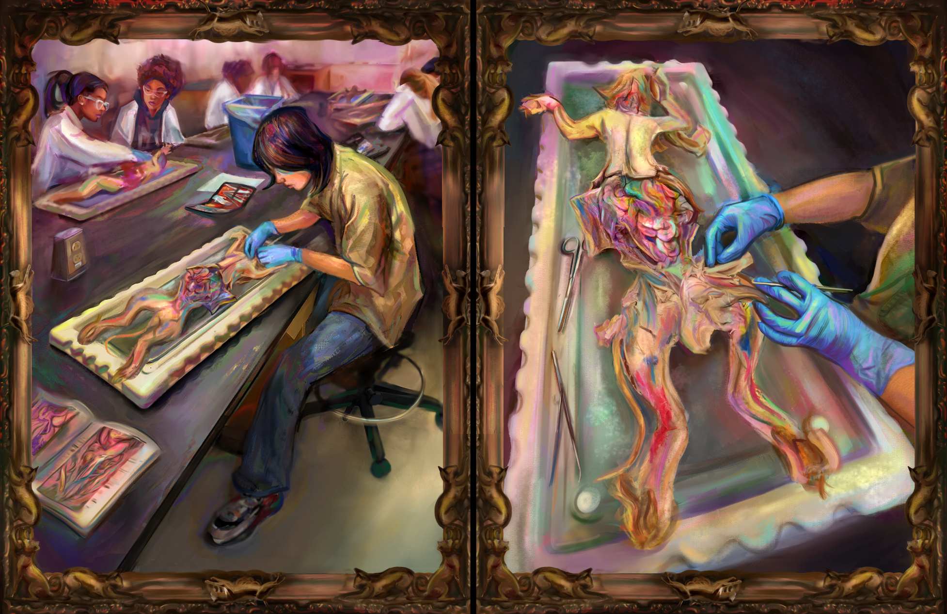 Dissection Diptych